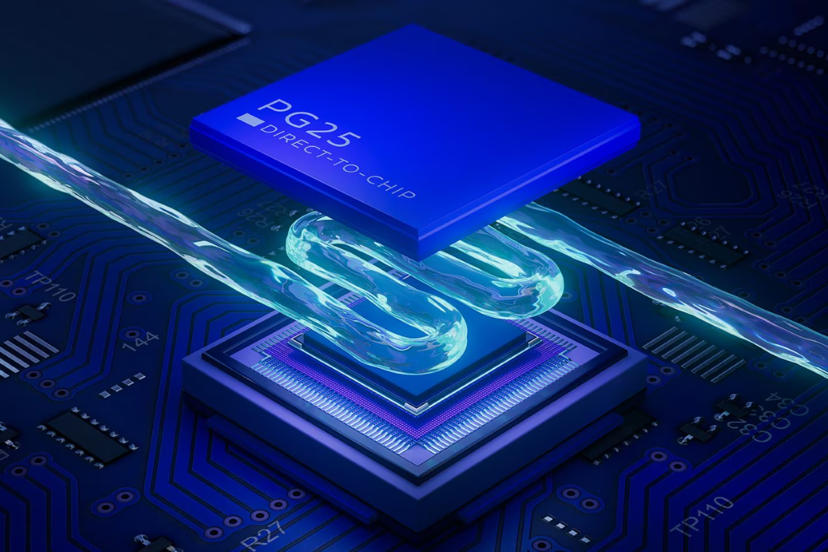 خنک‌سازی تراشه به‌صورت مستقیم با مایع خنک‌کننده