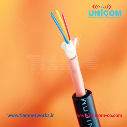 کابل فیبرنوری کابل تایت بافر فضای بیرونی یونیکام - Tight Buffer Outdoor Fiber Optic Cable