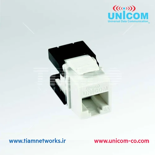 کیستون جک شبکه Category 6A یونیکام (UNICOM) - Category 6A Jack