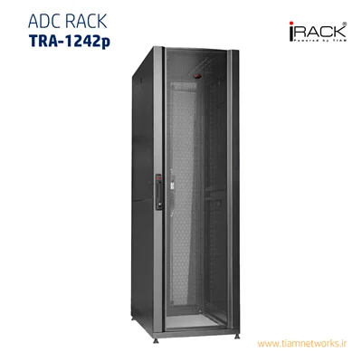 رک ADC ( ای دی سی ) طرح رک APC - درب توری – مدل TRA-1242P - عرض 60 و عمق 120 سانتی‌متر