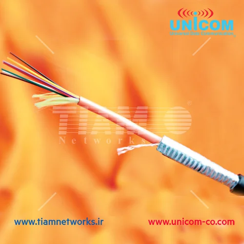 کابل فیبر نوری تایت بافر آرمورد یونیکام - Tight Buffer Armored Fiber Optic Cable
