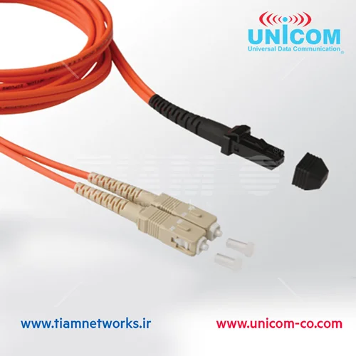 پچ کورد فیبر نوری SC به MT-RJ یونیکام - SC to MT-RJ Patch Cord