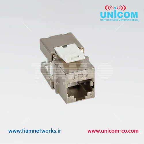 کیستون جک شبکه شیلددار Category 8 یونیکام (UNICOM) - Category 8 Shielded Jack