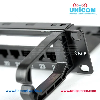 پچ پنل CAT 6 یونیکام - (Category 6 Patch Panel)