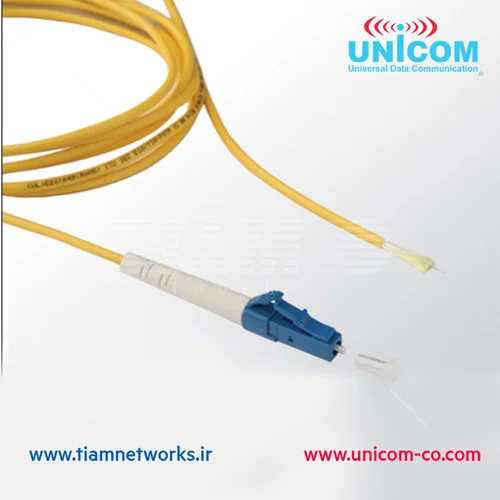 پیگ‌تیل LC فیبر نوری یونیکام - LC Pig Tails
