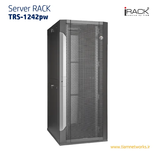 رک Server ( سرور ) درب توری – مدل  TRS-1242PW - عرض 80 و عمق 120 سانتی‌متر