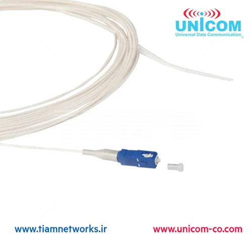 پیگ‌تیل فیبر نوری SC Buffer یونیکام – UNICOM SC Buffer Fiber Optic Pig Tail