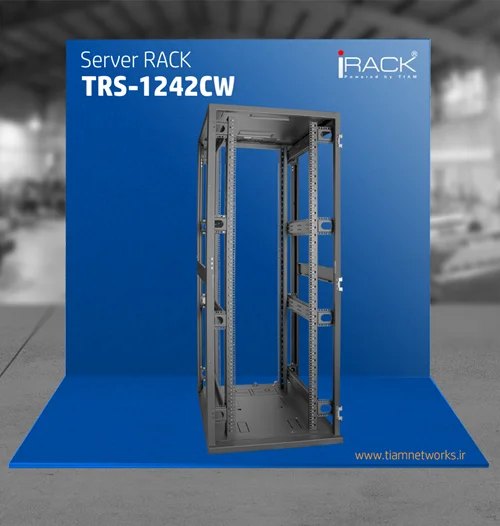 رک Server( سرور ) شاسی  – مدل TRS 1242CW - عرض 80 و عمق 120 سانتی‌متر