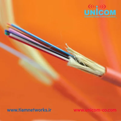کابل فیبر نوری داخلی تایت‌بافر یونیکام - Tight Buffer Indoor Fiber Optic Cable