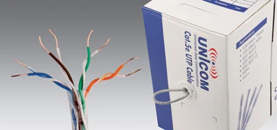 کابل شبکه (LAN) یونیکام +CAT5e مدل +CABU5e