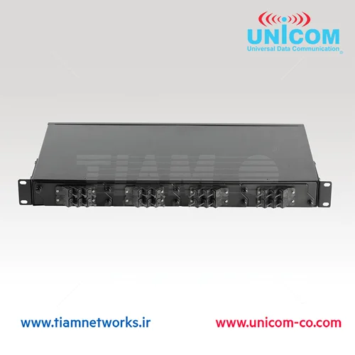 محفظه پر تراکم فیبر نوری یونیکام (UNICOM) مجهز به پنل آداپتور MPO