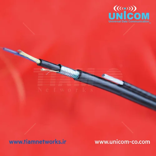 کابل فیبر نوری خودنگهدار لوز تیوب یونیکام - Loose Tube Self Support Fiber Optic Cable