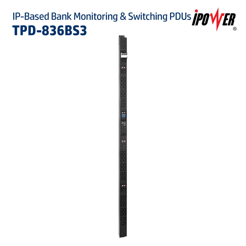 پی دی یو ( پاور ) IP-Based Bank Monitoring & Switching PDU - سه‌فاز با 36 پریز – مدل TPD - 836BS3