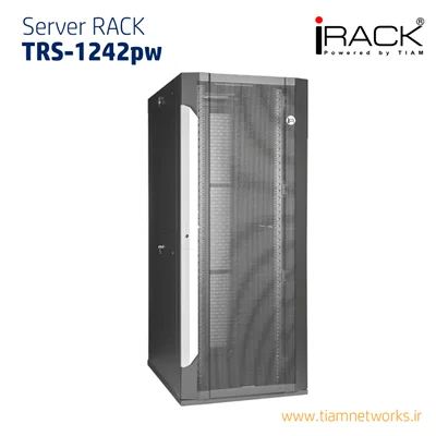 رک Server ( سرور ) درب توری – مدل  TRS-1242PW - عرض 80 و عمق 120 سانتی‌متر