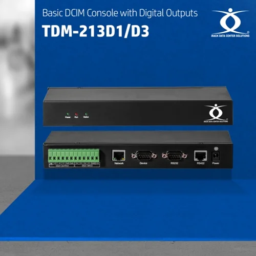 کنسول ساده مدیریت زیرساخت مرکز داده دارای خروجی های دیجیتال – مدل  TDM – 213D1-D3