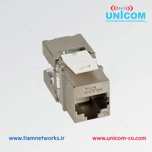 کیستون جک شیلد شده شبکه CAT5e یونیکام - Enhanced Category 5 Shielded Jack