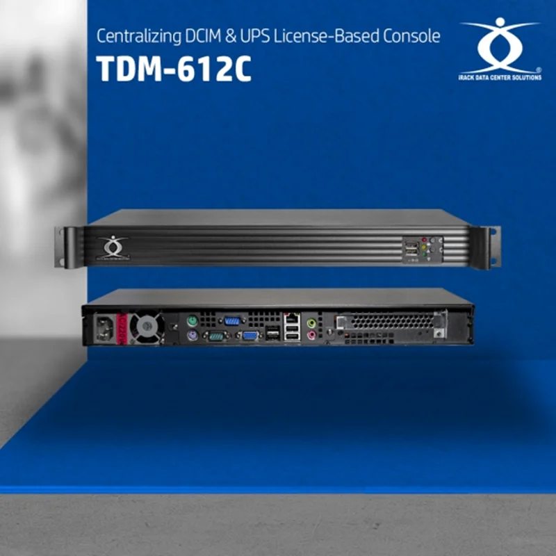 کنسول مدیریت زیرساخت مرکزداده و یو پی اس با قابلیت افزودن مجوزهای ارتباط با سیستم ها یا تجهیزات – مدل  TDM - 612C