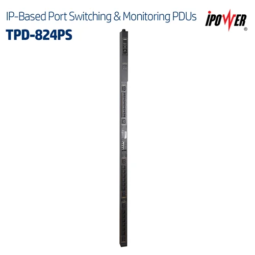 پی دی یو ( پاور ) IP-Based Port Switching and Monitoring PDU با 24 پریز – مدل  TPD - 824PS