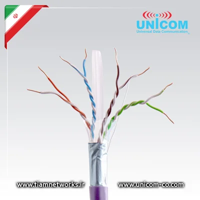 کابل شبکه CAT6 F/UTP یونیکام – ساخت ایران