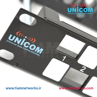 پچ پنل زاویه‌دار یونیکام – Angled Patch Panel