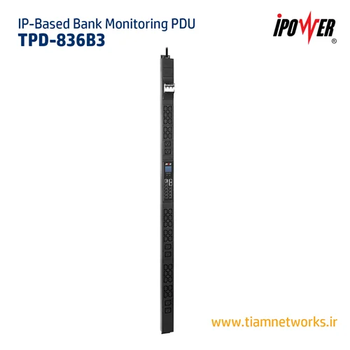 پی دی یو ( پاور ) IP-Based Bank Monitoring PDU - سه‌فاز با 36 پریز – مدل TPD - 836B3