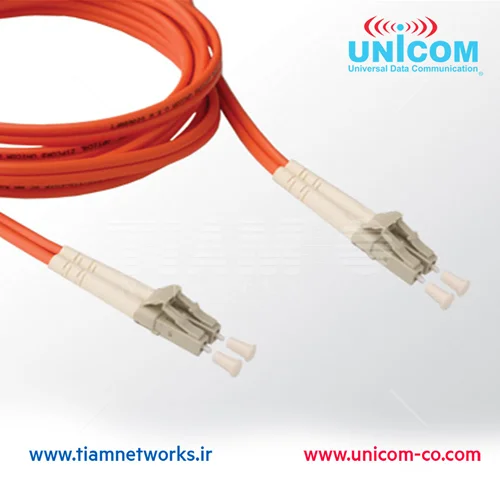 پچ کورد فیبر نوری LC به LC یونیکام - LC to LC Patch Cord