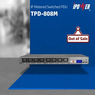 پی دی یو ( پاور ) IP Metered Switched با 8 پریز – مدل  TPD - 808M